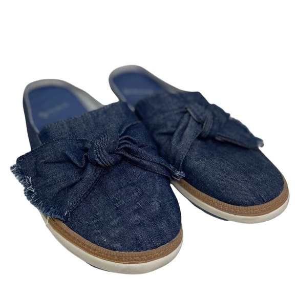 BareTraps Vida Women’s Slip On Denim Mules - Picture 2 of 8